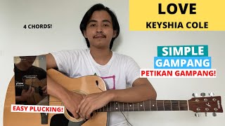 TUTORIAL PETIKAN (Love - Keyshia Cole) (Tutorial Gitar)  CHORD SIMPLE GAMPANG! Resimi