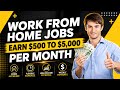 Work from home jobs | Earn $500 to $5,000 per month online opportunities| Kariz Misha