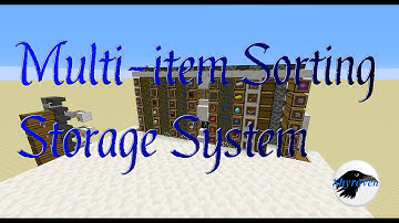 [Tutorial] Multi-item sorting storage system (fully automatic)