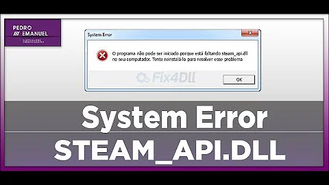 Como instalar o steam_api64 dll?