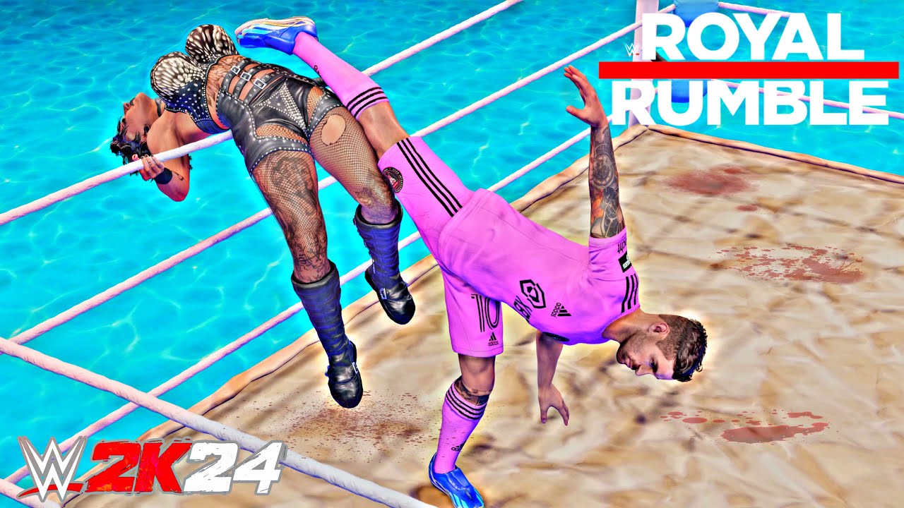 WWE 2K24 - Water Royal Rumble Match | PS5™ [4K60] - YouTube