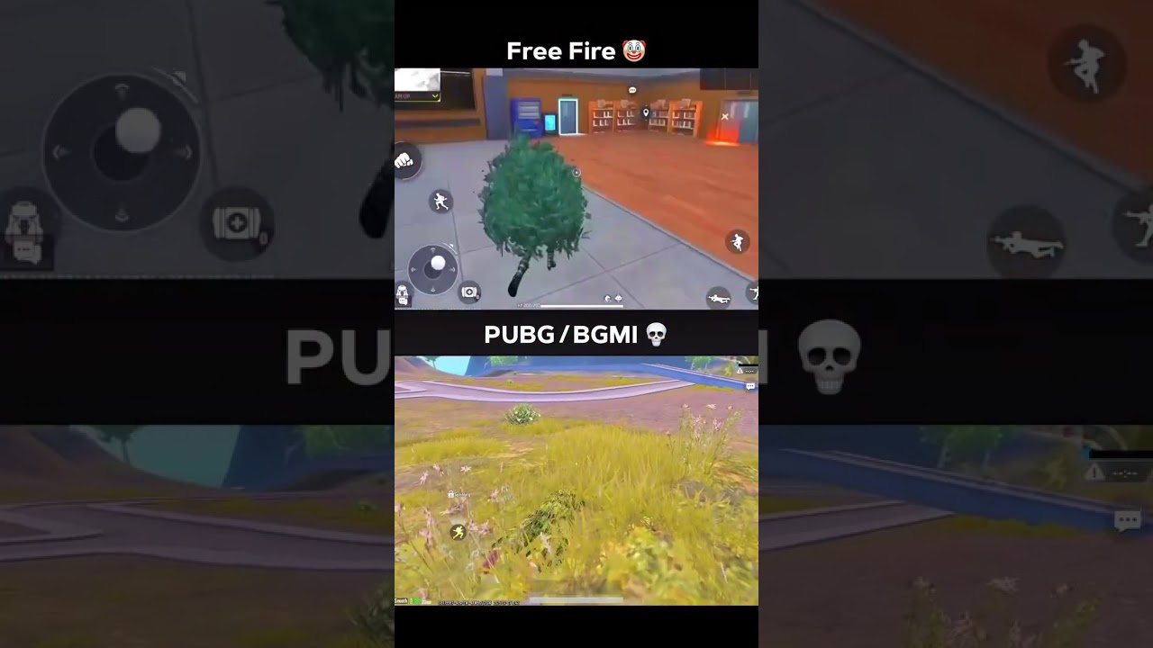 PUBG GhillieSuit VS Freefire GhillieSuit#BGMI#PUBG#Gaming#Short#Ytshort#Tranding#Viral@US Gamer310