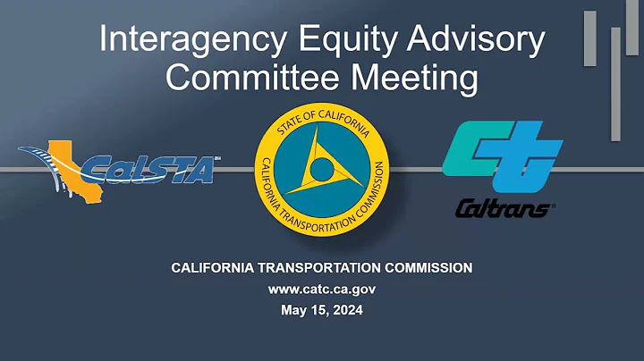 Interagency Transportation EAC Meeting May 15, 2024 - Part 1