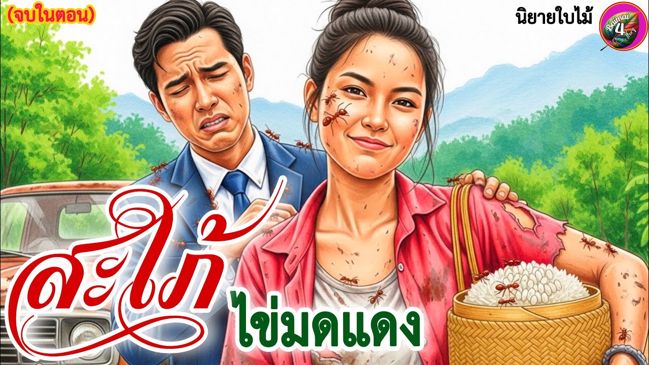 จบในตอน : ❤️สะใภ้ไข่มดแดง ❤️| บ้านข่อยมีอาหารชั้นสูง ที่คนรวยบ่เคยได้กิน สิบอกไห่! | นิยายใบไม้☘️
