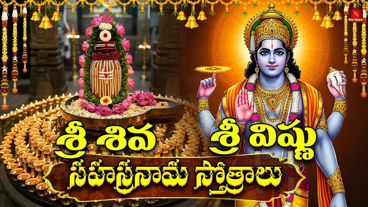 Vishnu & Shiva Sahasranama Stothralu | Powerful Thousand Names Chant | Telugu Devotional Songs