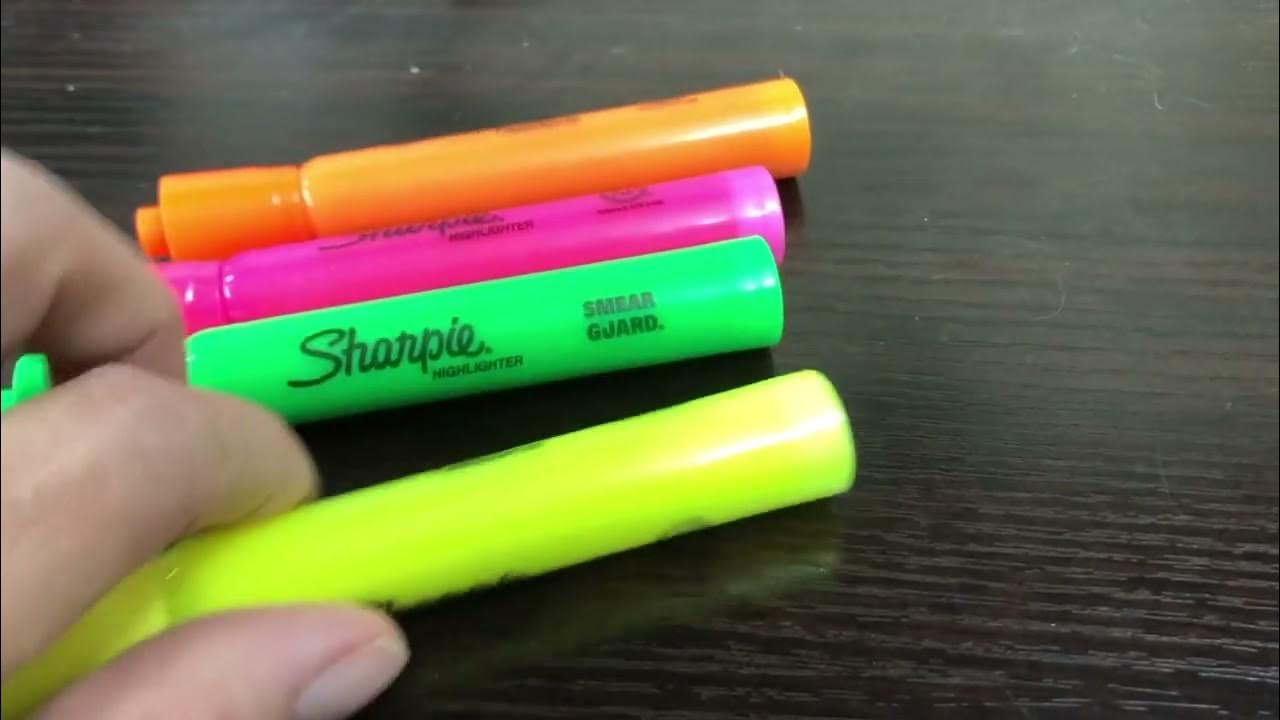 Sharpie Tank Highlighters, Chisel Tip Review, How Good Are Sharpie