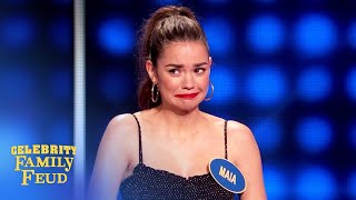 Warning! My ex BLANKS a lot! | Celebrity Family Feud