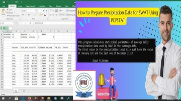 How to Prepare Precipitation Data for SWAT Using PCPSTAT?