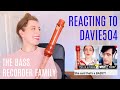 Bass recorder player reacts to Davie504 | Team Recorder