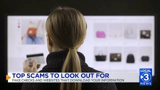 Fake check and fake websites that steal your information, top scams to look out for @Local3videos