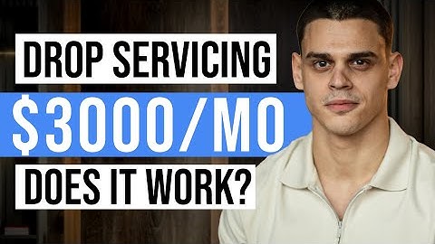 How To Make Money Drop Servicing Using AI (2025)