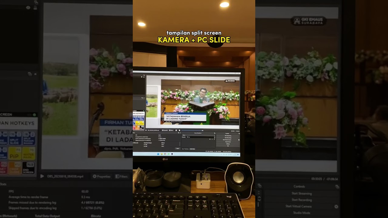 INTIP TAMPILAN LIVE STREAMING IBADAH DI GEREJA