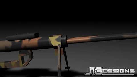 Intervention 3D Sniper Rifle Model [FREE]