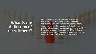 The Difference Between a Recruitment & a Staffing