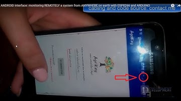 IoT - Supervising REMOTELY a system from ANYWHERE - ANDROID app (3G or WIFI) - ARDUINO with ESP8266