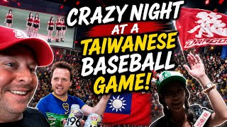 Crazy Night at a Taiwanese Baseball @wdragons_baseball 