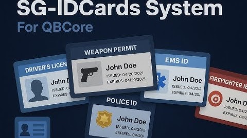 Advanced ID Cards System [QBCORE] [FIVEM]