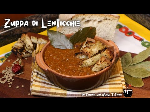 Zuppa di LENTICCHIE Facile - Ricetta Calabrese