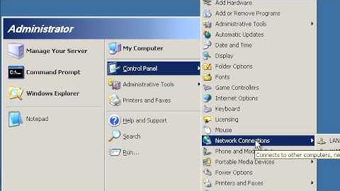 How to Determine and Set the Primary NIC on a Windows 2003 Server