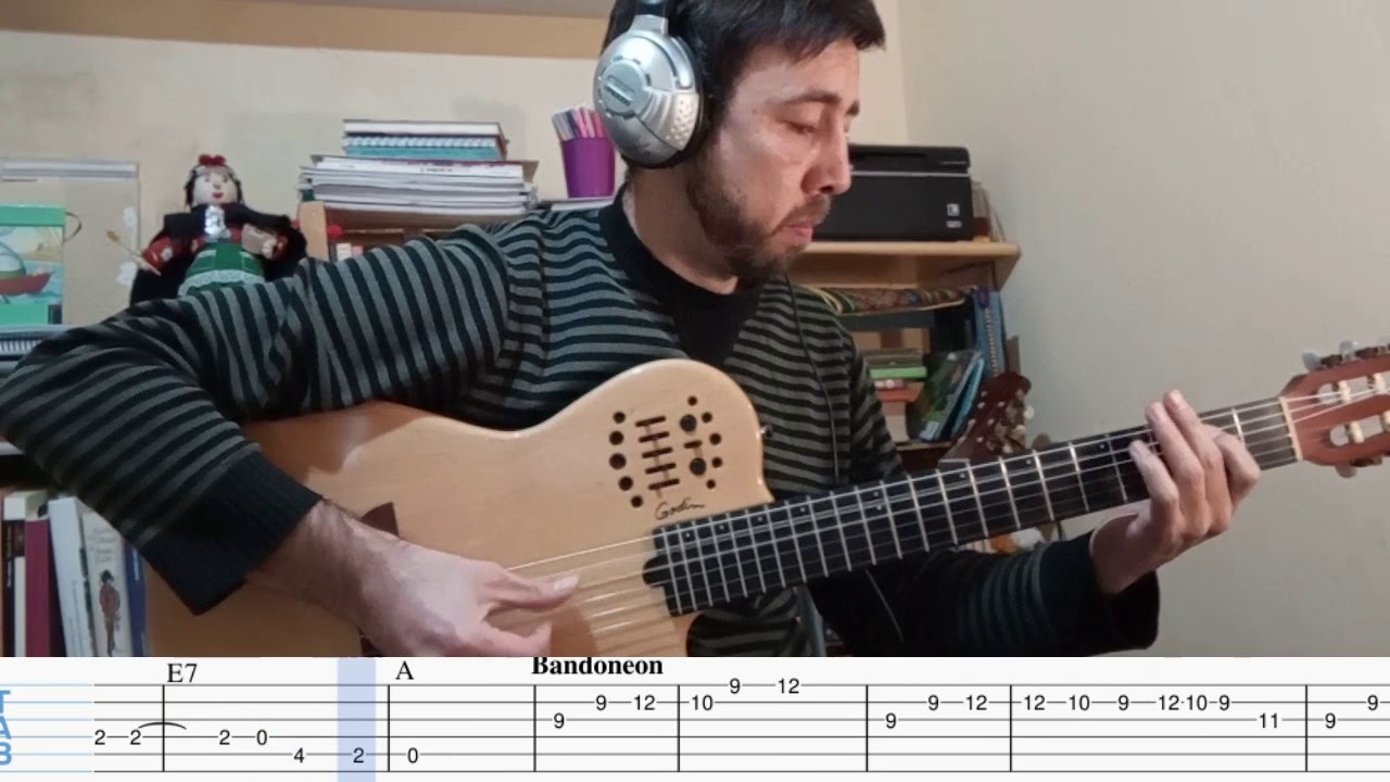 La sin Corazon. Tutorial con tablatura para guitarra de los punteos  introducciones. Versión chaqueño - YouTube