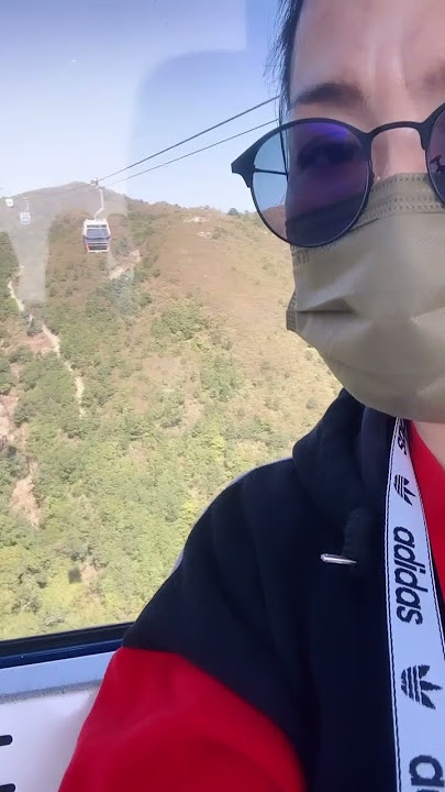 Bikin jantungan naik kereta gantung / cable car  #vlog #viral #trending #video #shorts
