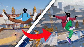 Satisfying Parkour Stunts/Ragdoll & Fails!  - Rooftops & Alleys: The Parkour Game