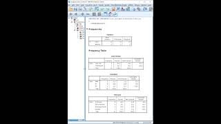 Distribusi Frekuensi Karakteristik Responden di SPSS ‼️ #shorts #shortvideo