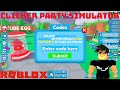 Get FREE CODES for Clicker Party Simulator!