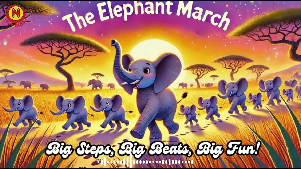 🐘Sing Along to the Elephant March: A Kids’ Favorite : Nursery Rhymes ...