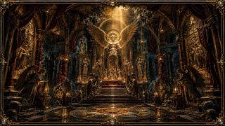 The Sanctuary of the Radiant Host | Ambient 4K Digital TV Art Display