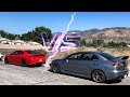 Quick Race: 392 Charger vs Evo X