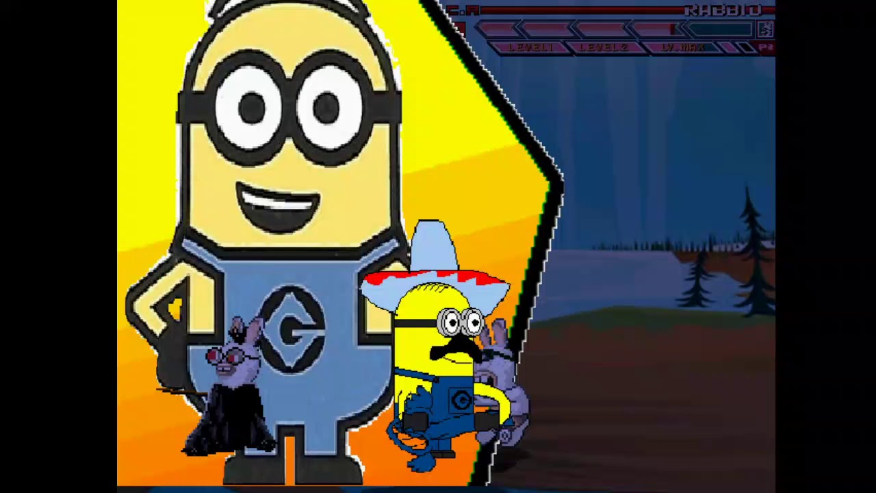 GLG6518 MUGEN Request: Dave Vs Rabbid - YouTube