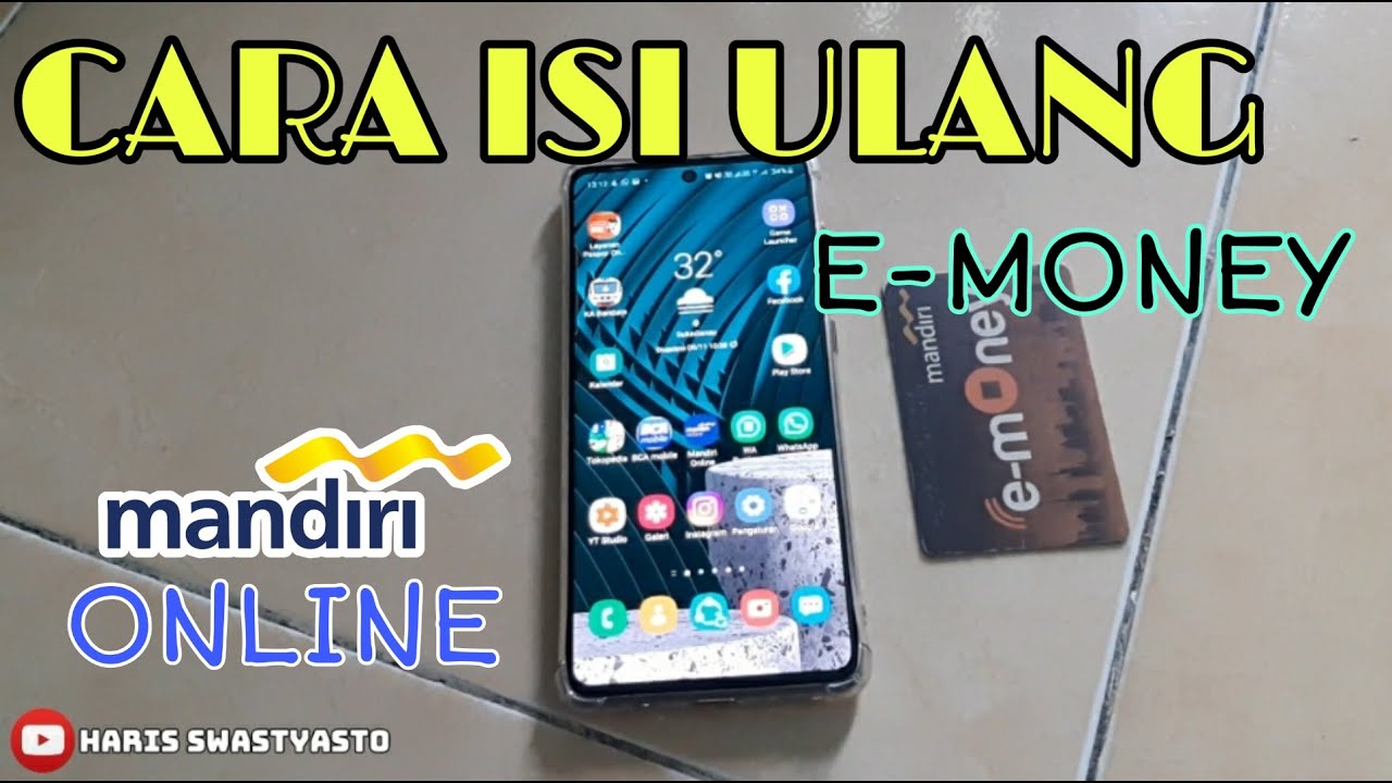 CARA MENGISI SALDO E MONEY | MENGGUNAKAN MANDIRI ONLINE 