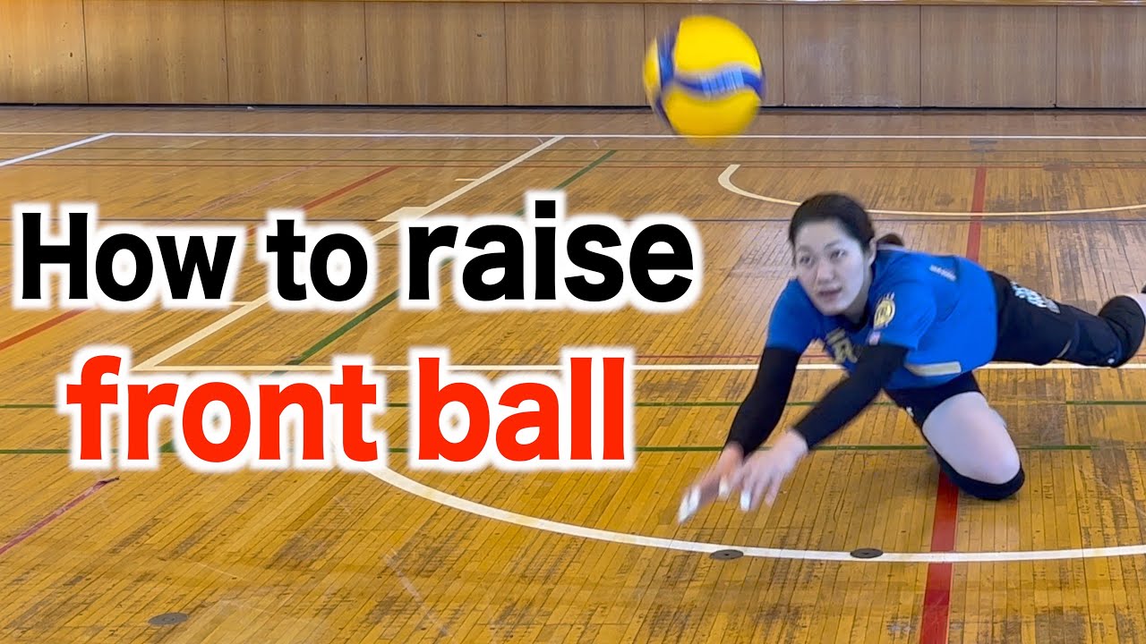 How to raise the front ball【volleyball】 - YouTube