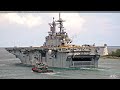 USS Wasp (LHD-1) Departs Nassau Bahamas on July 1st 2023