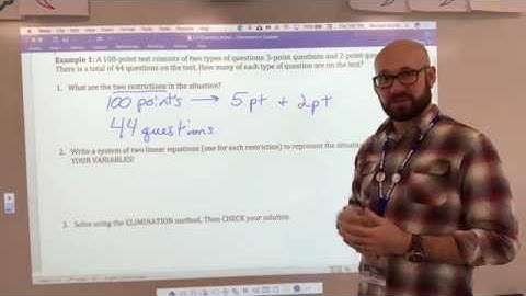 4.3 Solving Systems Using Elimination