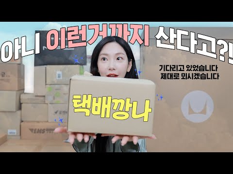 택배깡나📦  I 이런 거까지 산다고요?! ㄴㅇㄱ 새해 기념 역대급 지출했심다 I tmi 대잔치 / 깡나