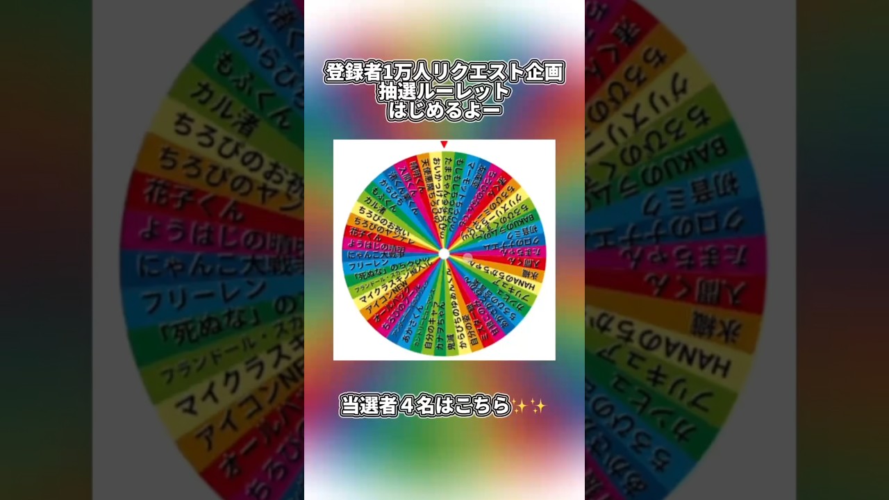 【中1イラスト】登録者1万人リクエスト企画の当選発表だよ☆★