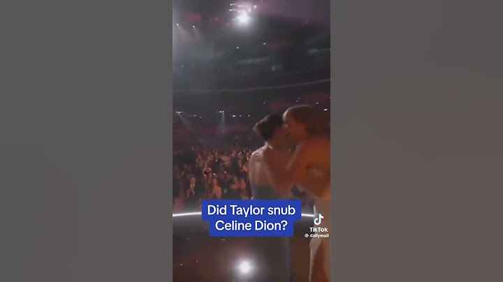 Did  Taylor Swift Really  SNOB  Celine Dion⁉️