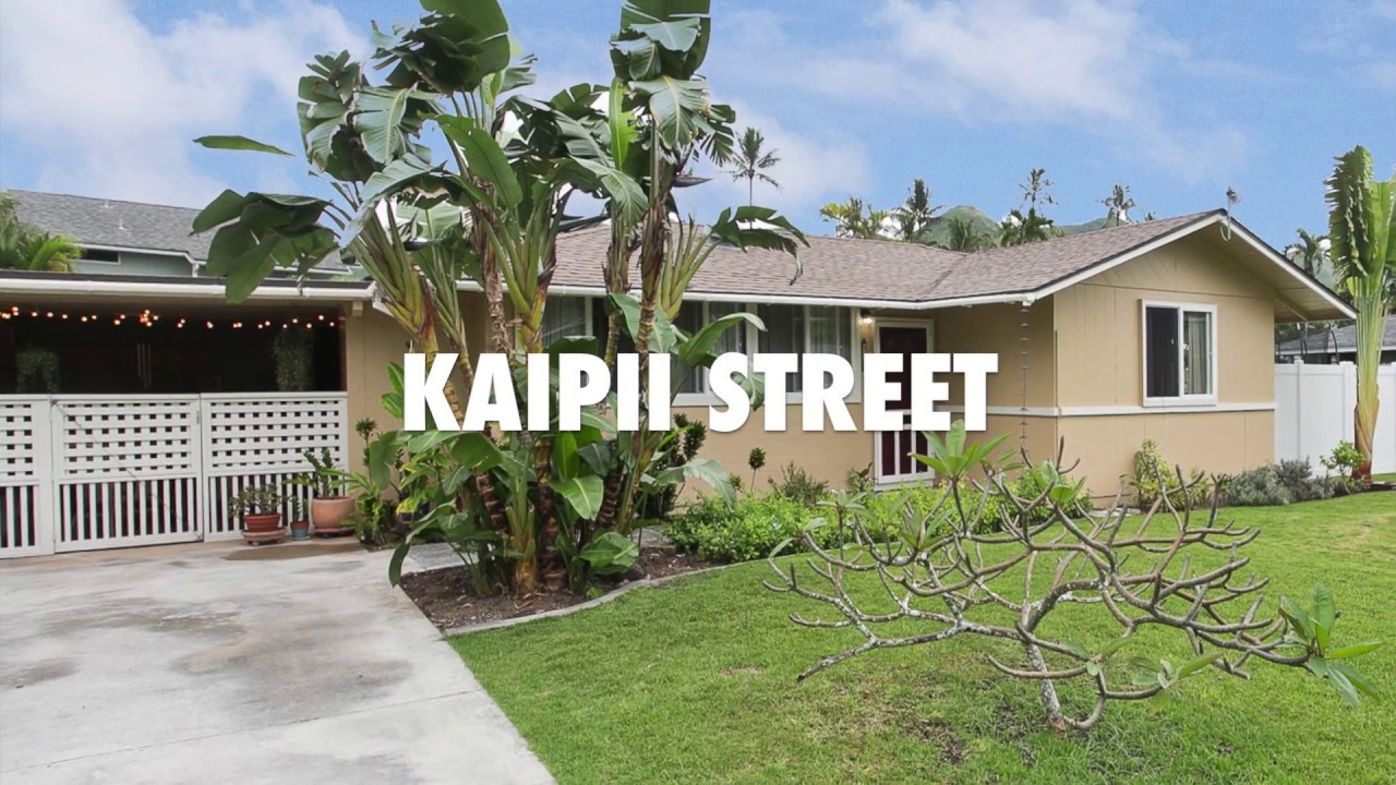 Kaipii Street Kailua, Hawaii YouTube