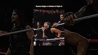 Roman Reigns vs Batista | Triple H Cheating With Roman, The Shield Revenge #shorts
