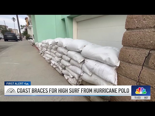 SoCal coast braces for high surf from Hurricane Polo