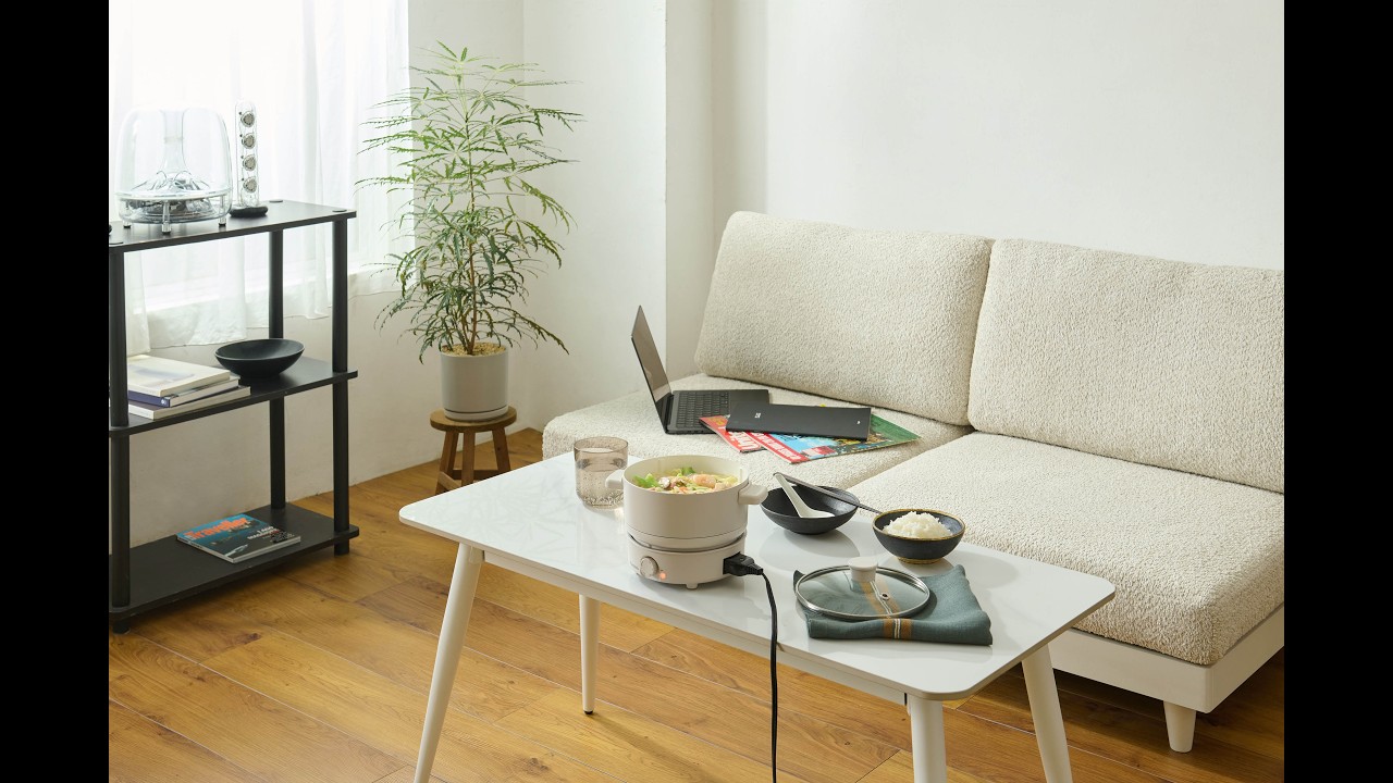 好きなことをしながら、テーブルで、調理も食事も楽しめる。「ミニポット（VPT-10）」/Vitantonio