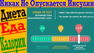 Как понизить инсулин?! Инсулиновая Резистентность, индекс HOMA, Метаболический Синдром!