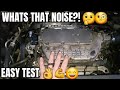 Honda Odyssey Engine Noise Under Hood How to Find Check What Making Sound Running Ticking Knocking