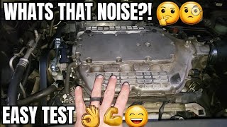 Honda Odyssey Engine Noise Under Hood How to Find Check What Making Sound Running Ticking Knocking