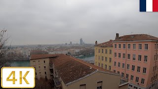 Lyon, France (La Croix-Rousse) | Winter 2022【4K】