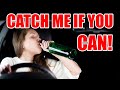 Insane DUI Arrest Video Christina Thornton Drinks Beer during 120 MPH Police Chase!