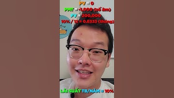 Đầu tư 1 triệu mỗi tháng thì bao lâu có 200 triệu ? #shorts