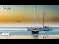 4k boats and yachts in seaside paradise  relaxing music  ocean sailing